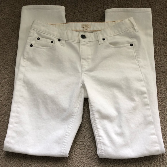 J. Crew Denim - [J Crew] White Straight Jeans